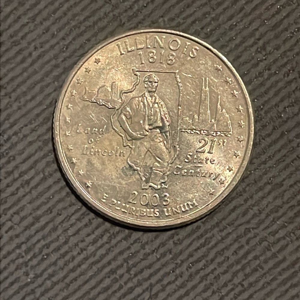 Illinois 2003 quarter coin